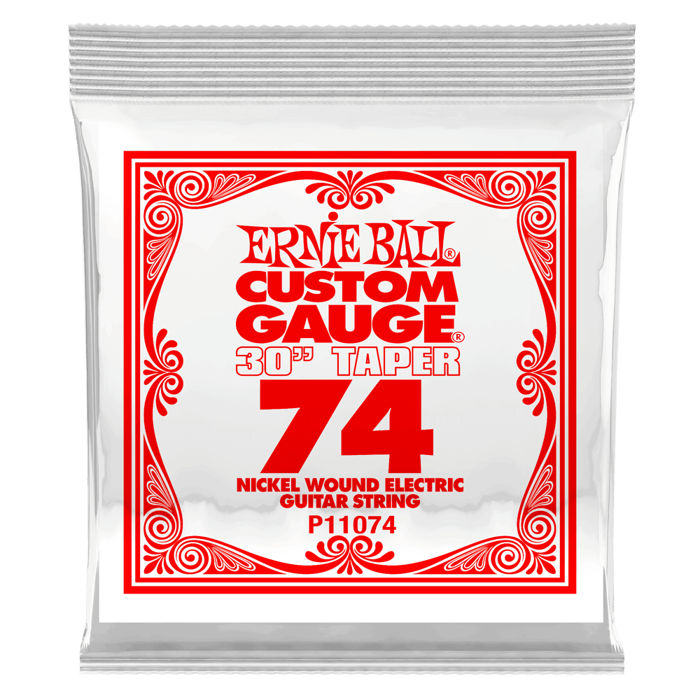Ernie Ball Nickel Wound .074w Electric Guitar Single String (30