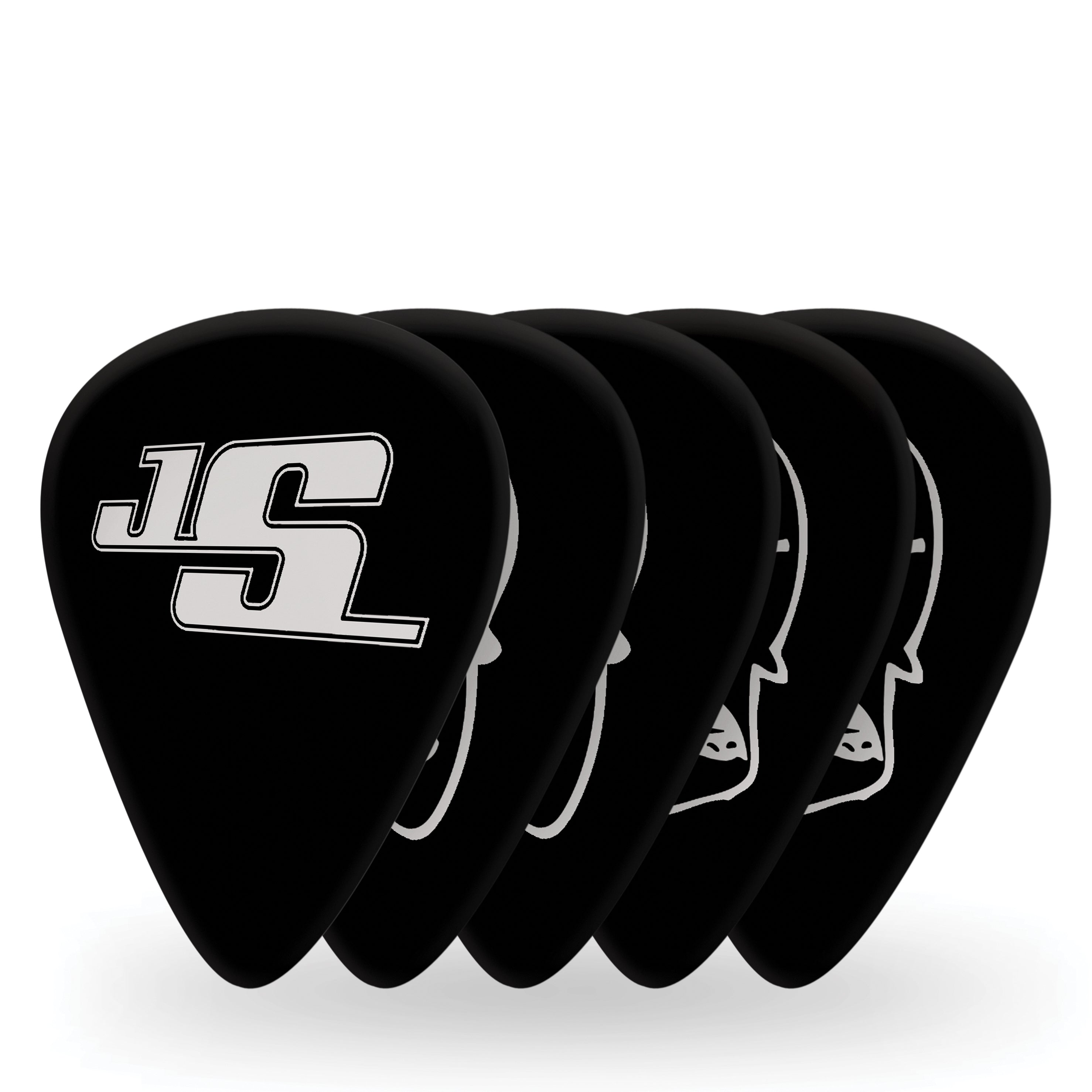 D'Addario Joe Satriani Signature Thin Guitar Picks, Black, 10-Pack