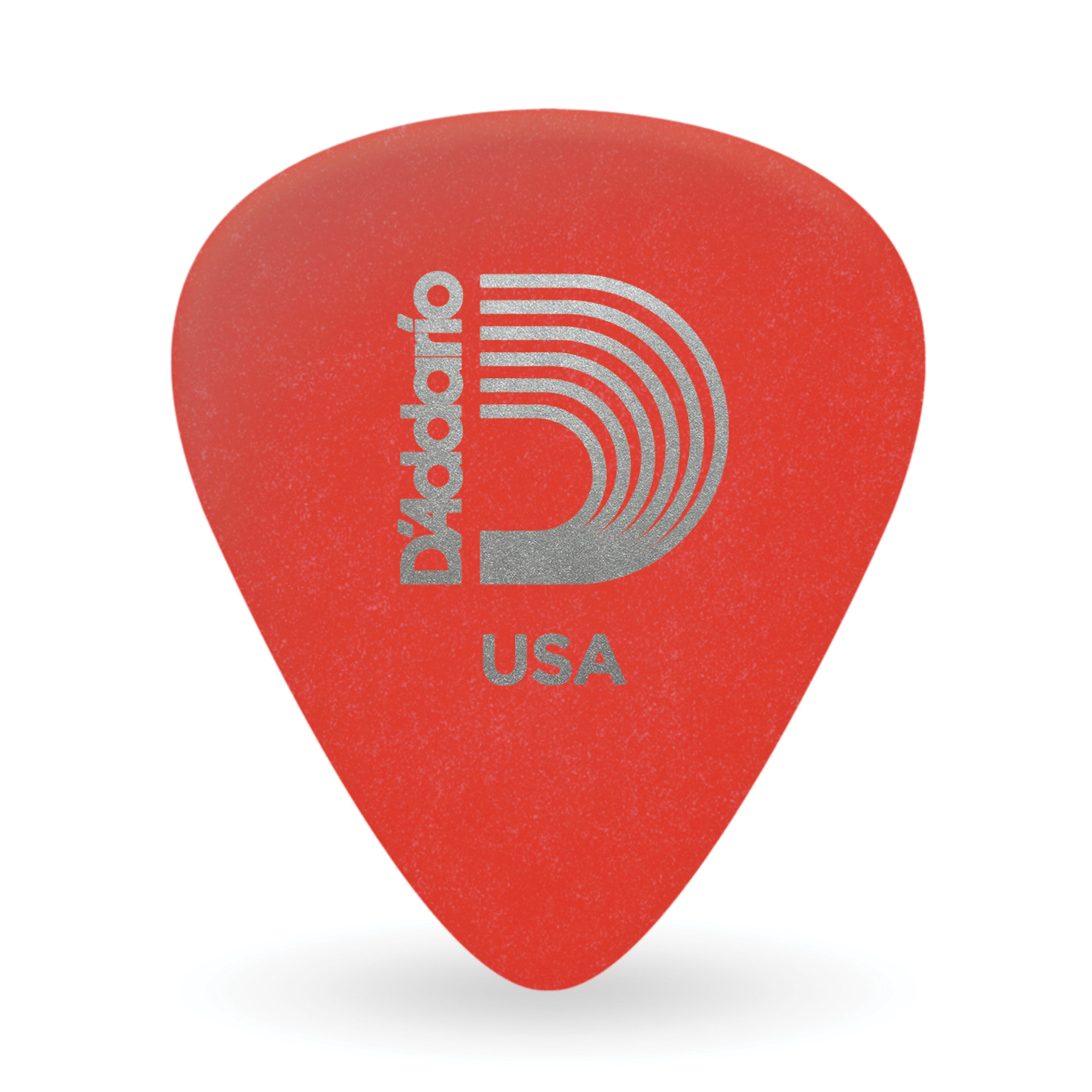 D'Addario Medium (.50mm) Duralin Guitar Picks, Red, 10-Pack