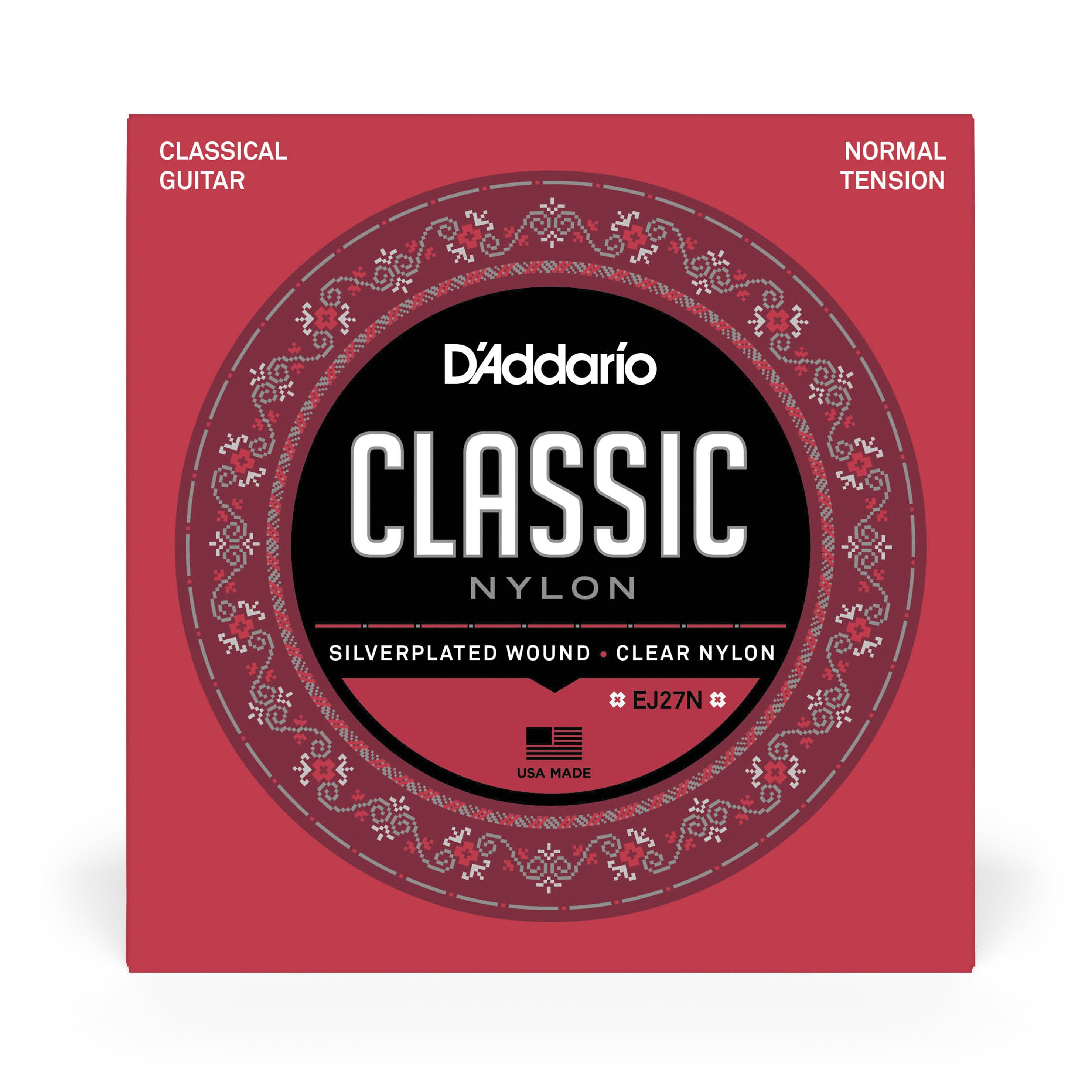 D'Addario EJ27N Student Classical Guitar Strings, Normal Tension