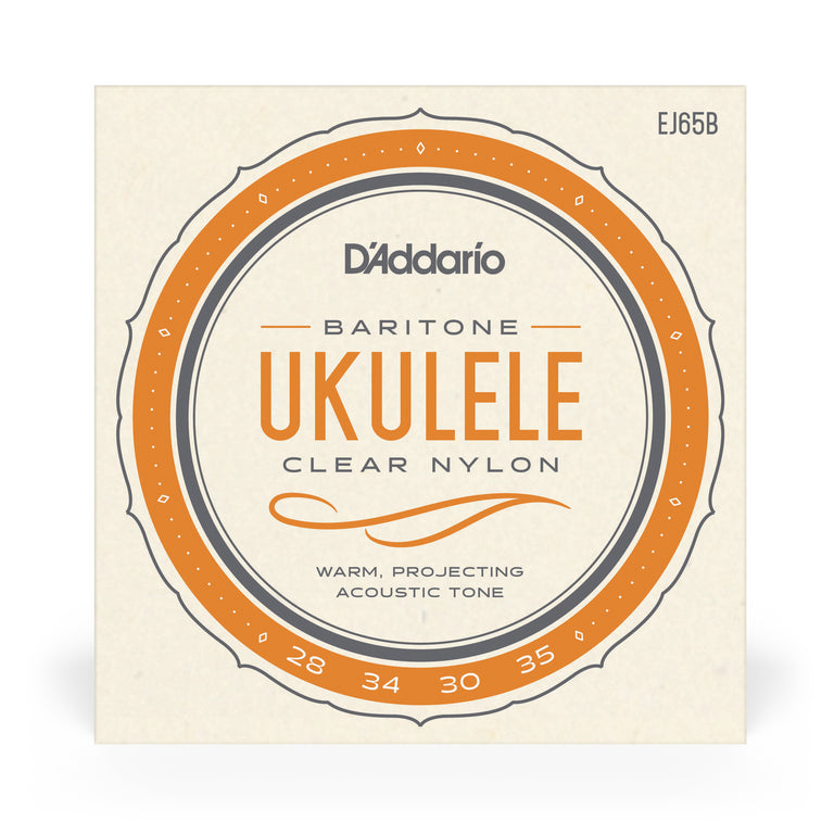 D'Addario EJ65B Pro-Arte Custom Extruded Ukulele Baritone Strings DGBE Tuning