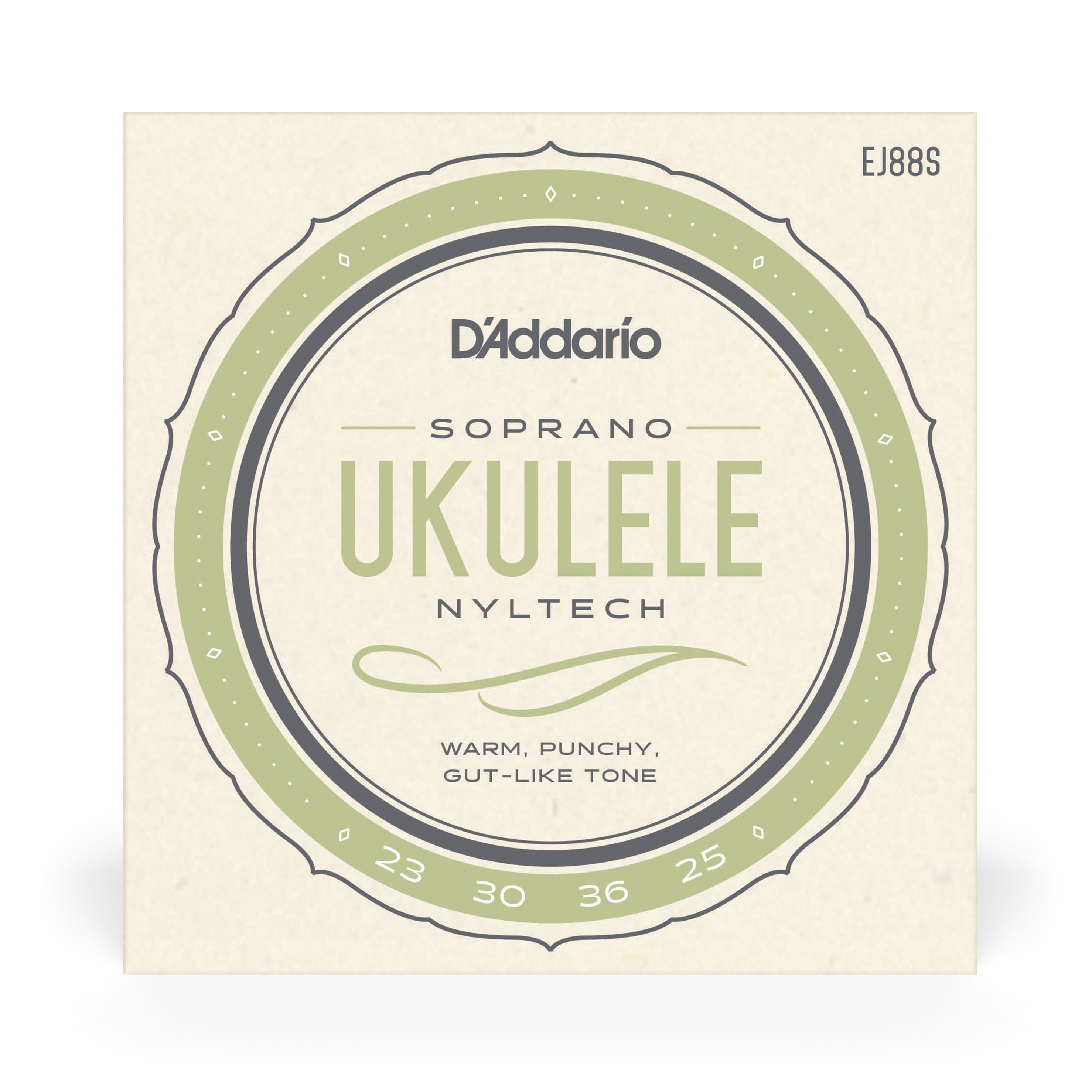 D'Addario EJ88S Nyltech Soprano Ukulele Strings 4-String Full Set