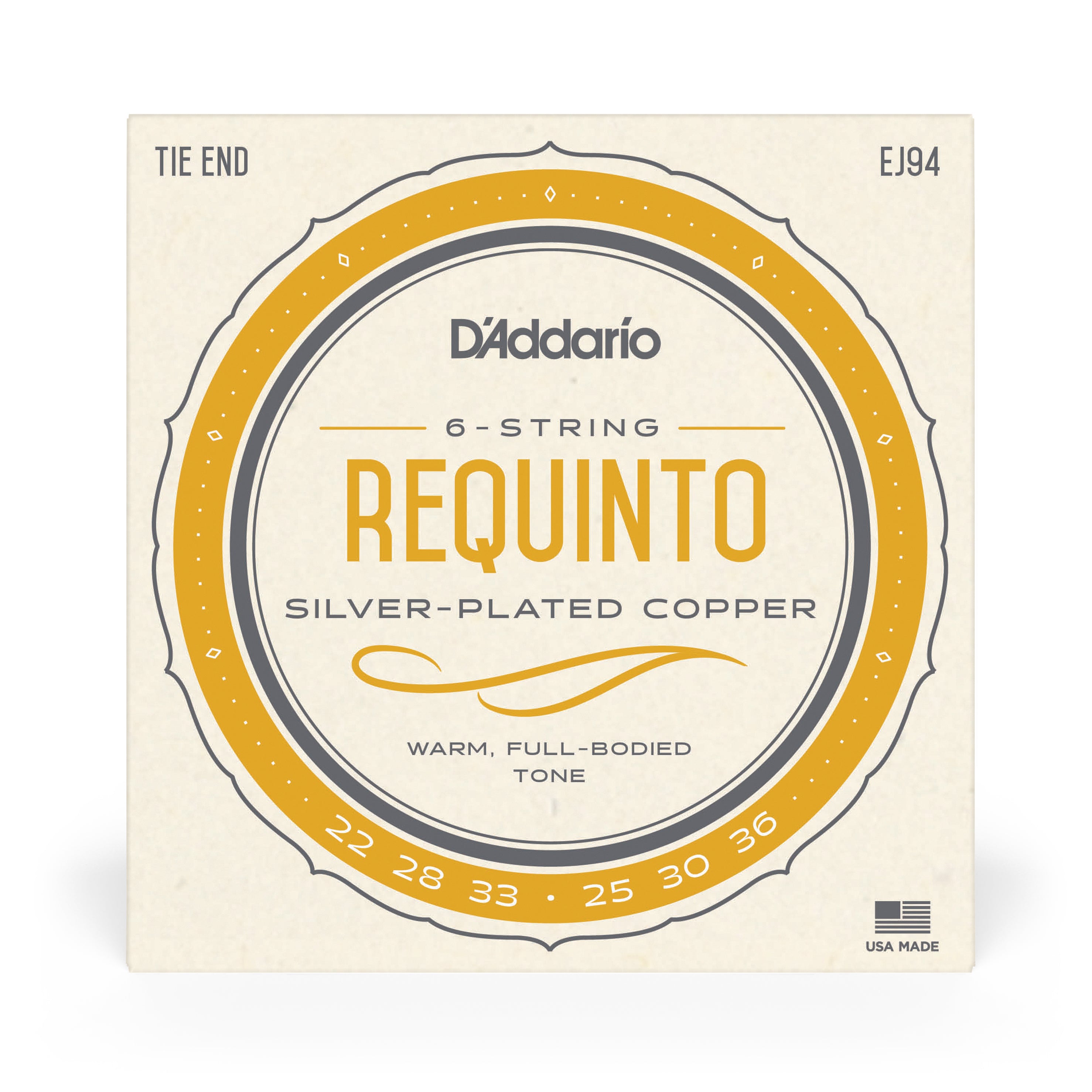 D'Addario EJ94 Requinto Silver Wound on Nylon String Set