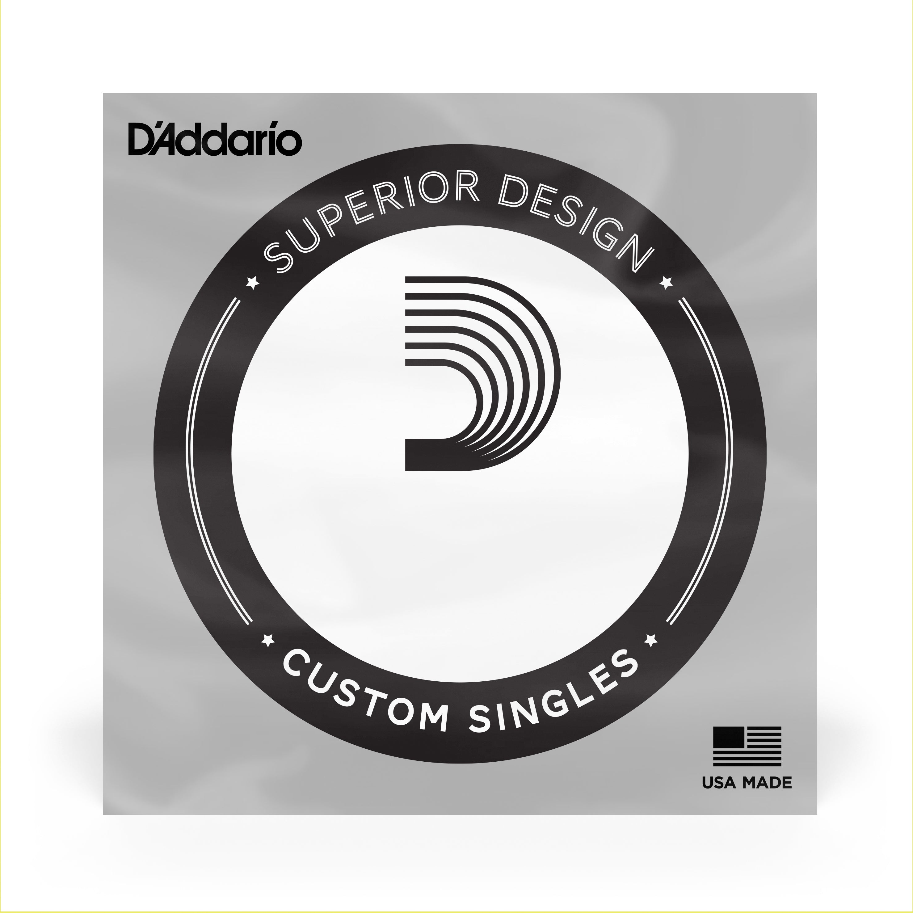 D'Addario FT042 Flat Top Semi-Flat Phosphor Bronze Acoustic Guitar Single String .042