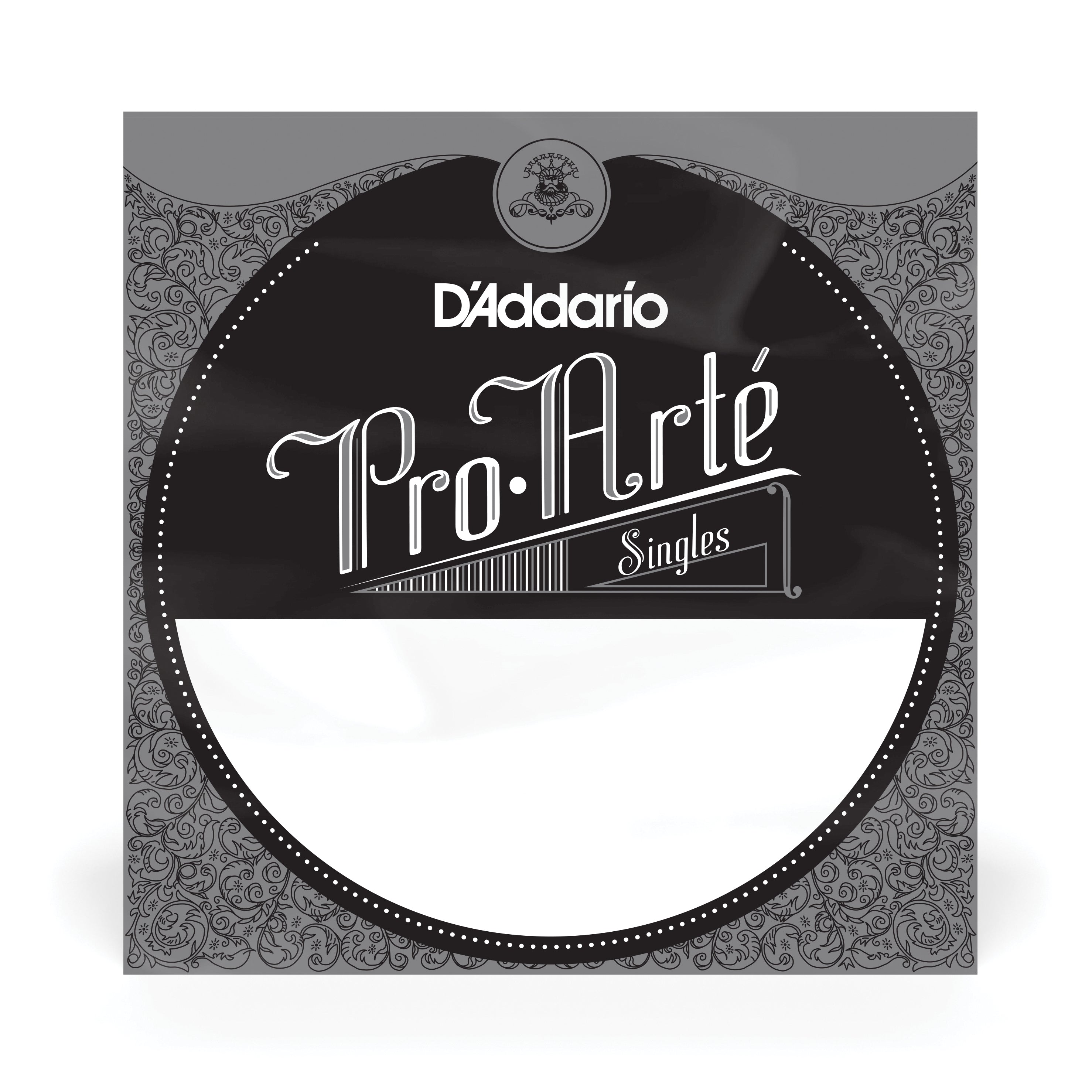 D'Addario J4403 Pro-Arté Clear Nylon Classical Guitar G-3rd Single String, Extra Hard Tension