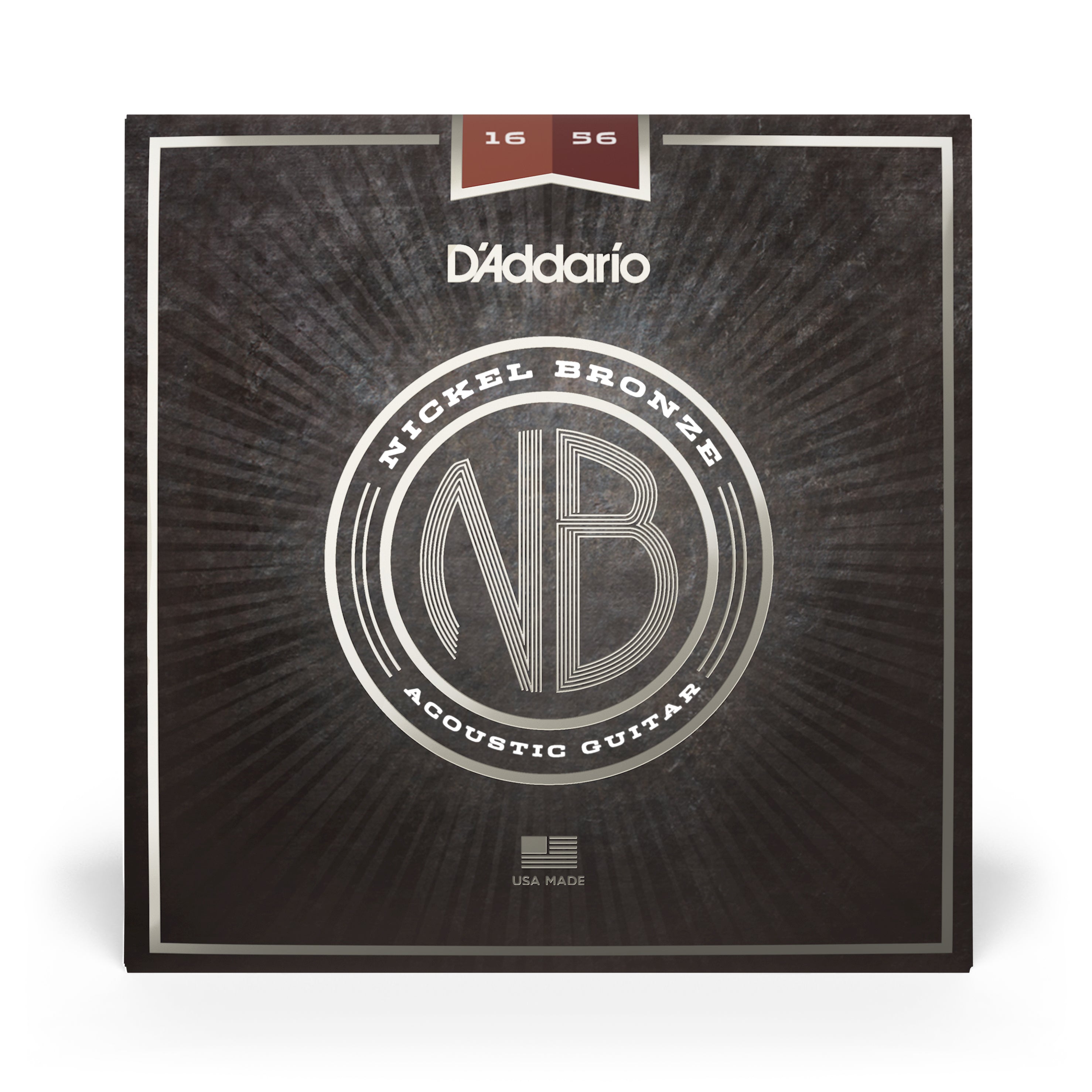 D'Addario Nickel Bronze 16-56 Resonator Acoustic Guitar Strings
