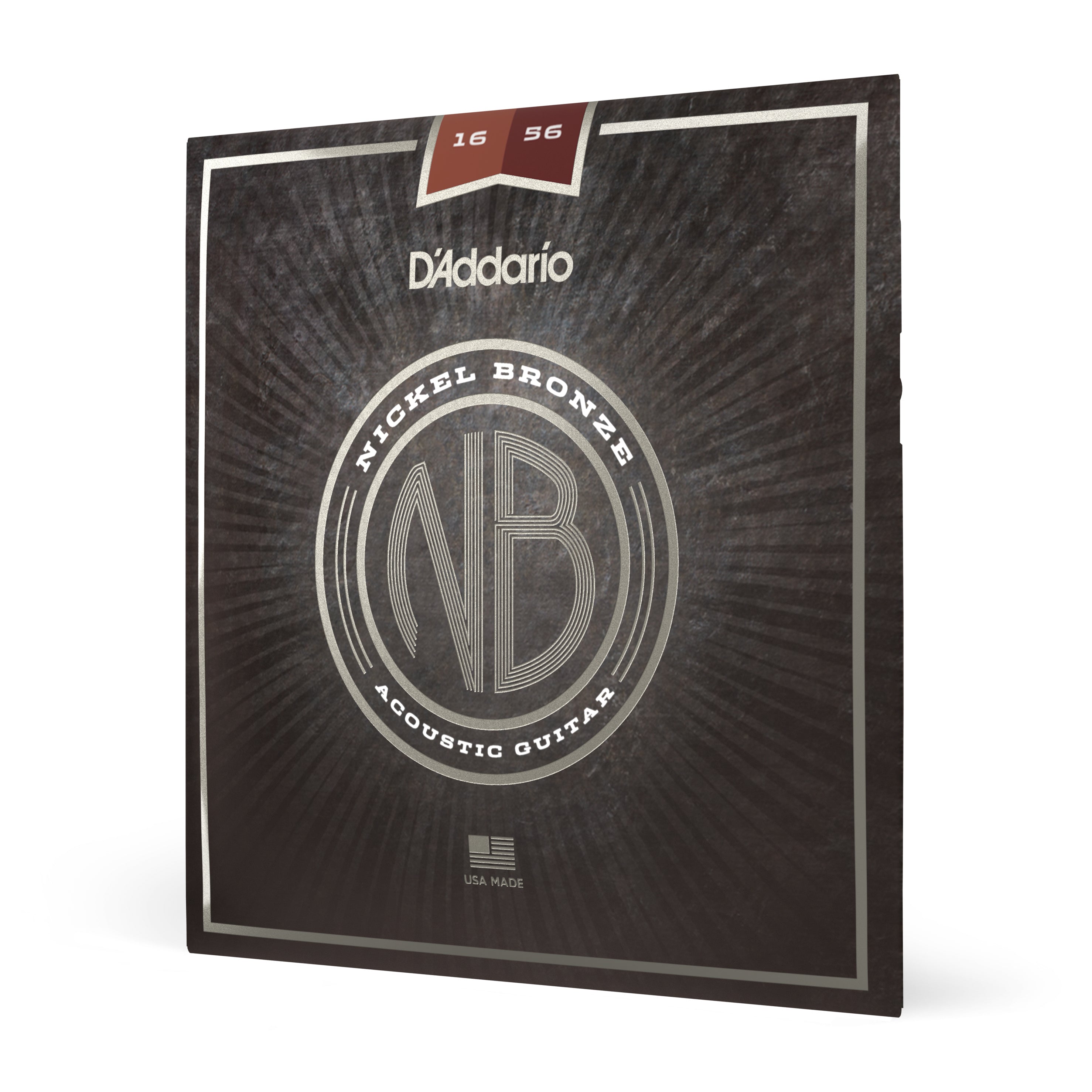 D'Addario Nickel Bronze 16-56 Resonator Acoustic Guitar Strings