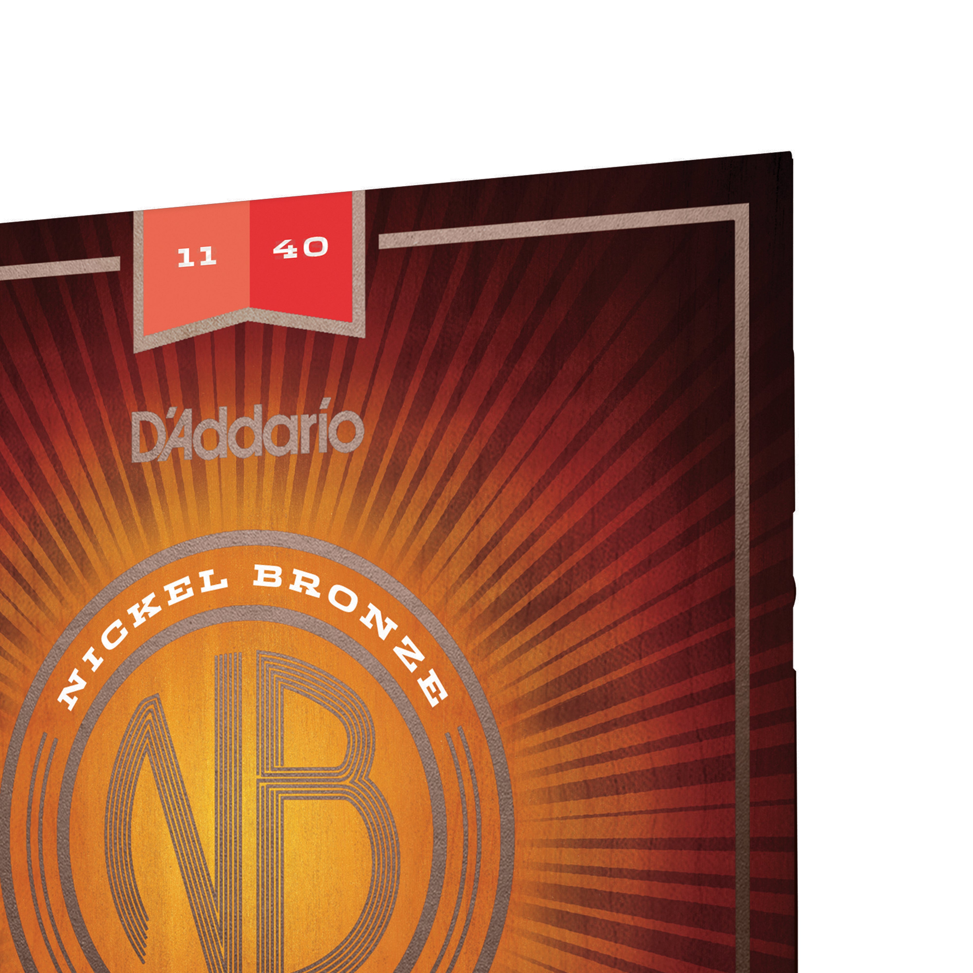D'Addario Nickel Bronze Acoustic Mandolin Strings, 11-40 Medium