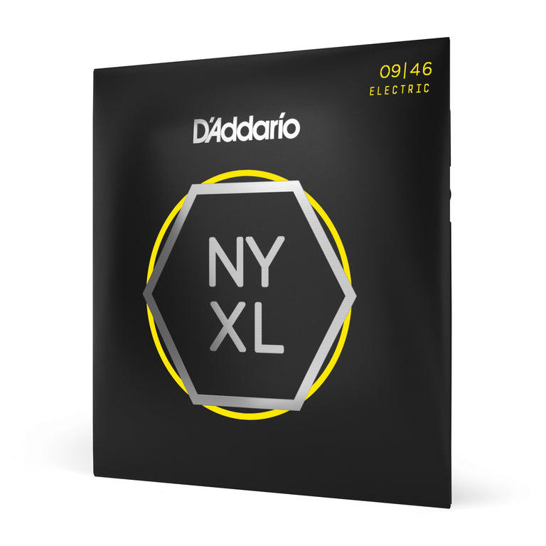 D'Addario NYXL Nickel Wound 9-46 Electric Guitar Strings, Regular Light [NYXL0946]