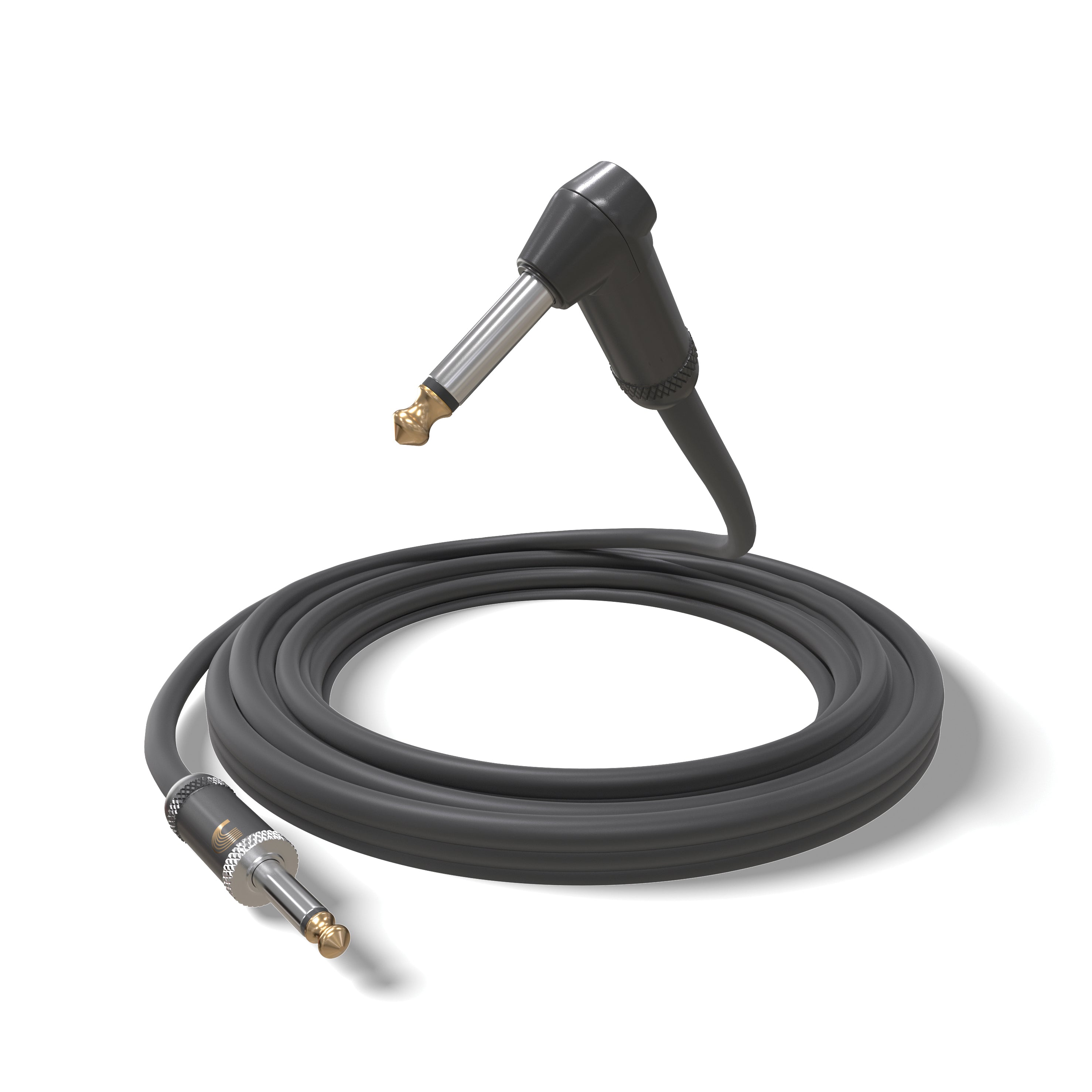 D'Addario American Stage 20ft Guitar & Instrument Cable (Straight-Angled)