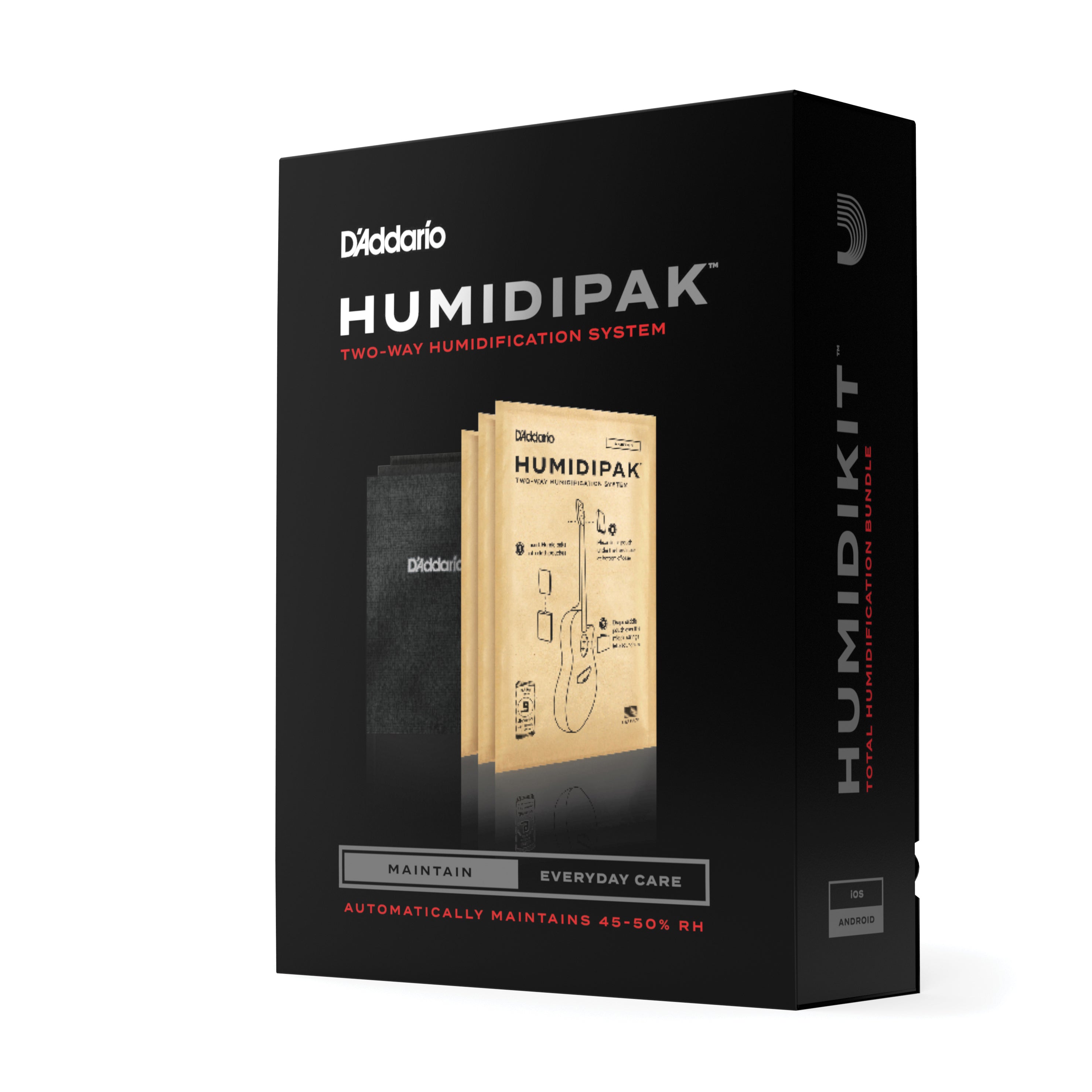 D'Addario Humidipak Automatic Humidity Control System for Acoustic Guitar