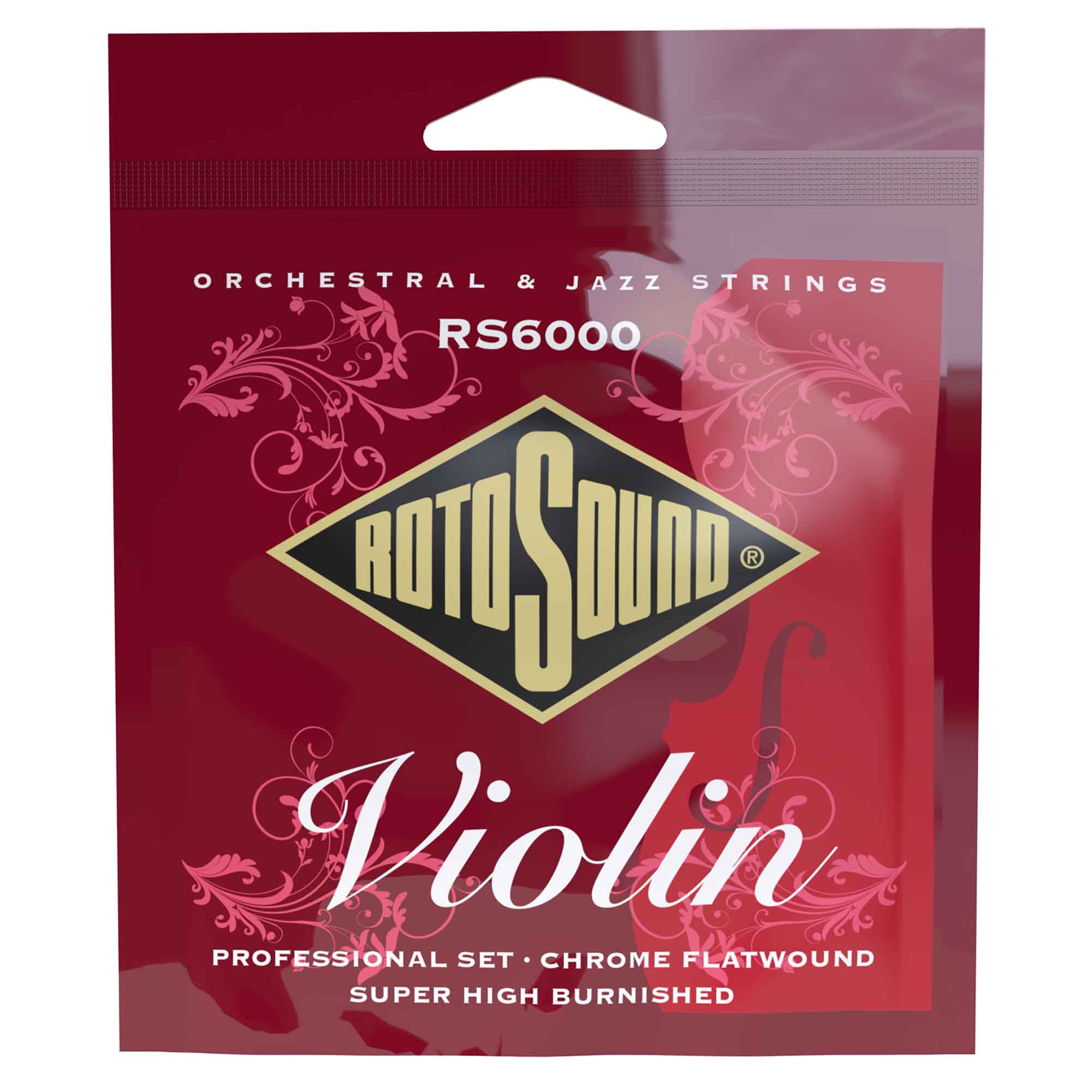Rotosound RS6000 Chrome Flatwound Violin Strings