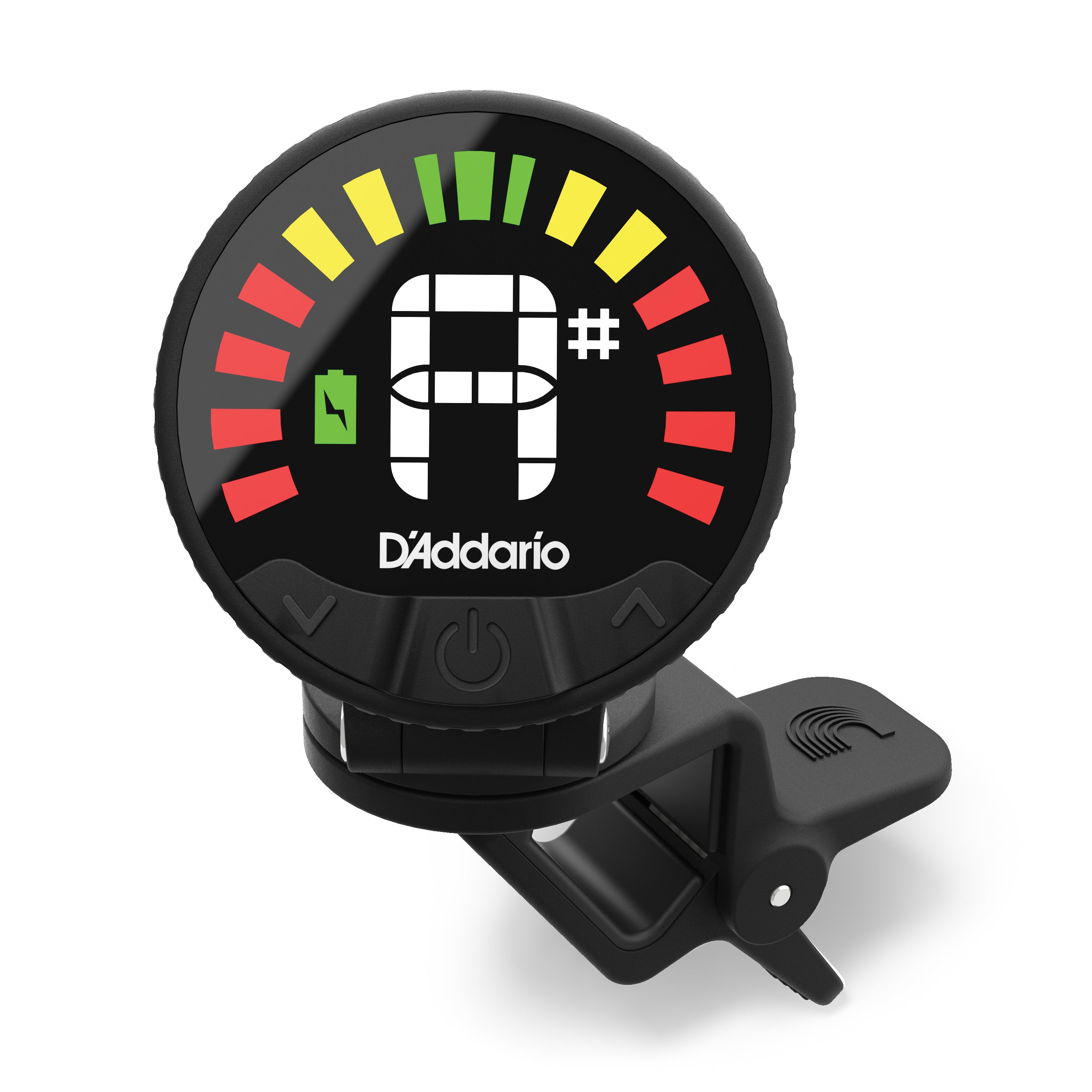 D'Addario NEXXUS 360 Rechargeable Clip-On Guitar/Bass Tuner