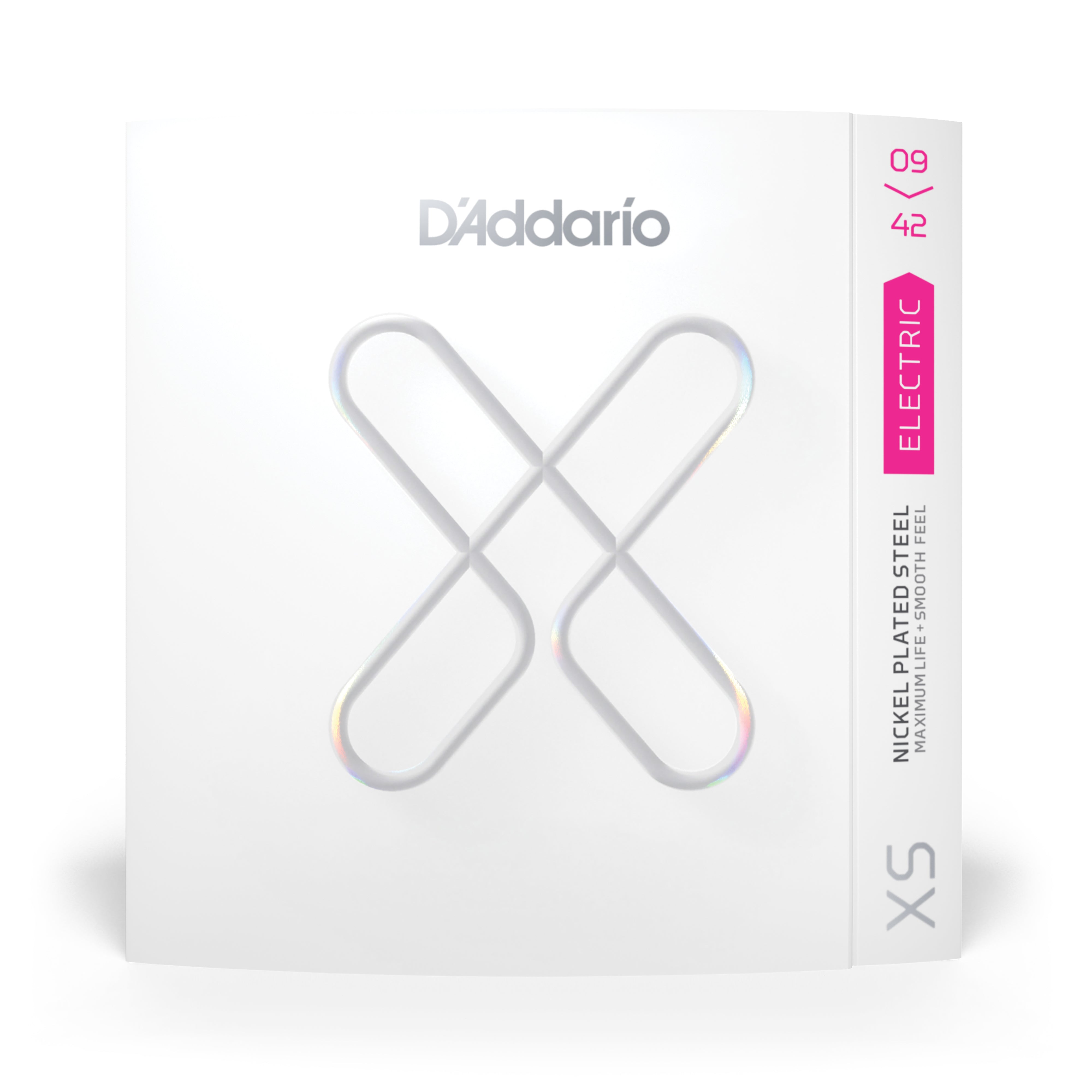 D'Addario XS Coated Nickel Wound 9-42 Electric Guitar Strings, Super Light