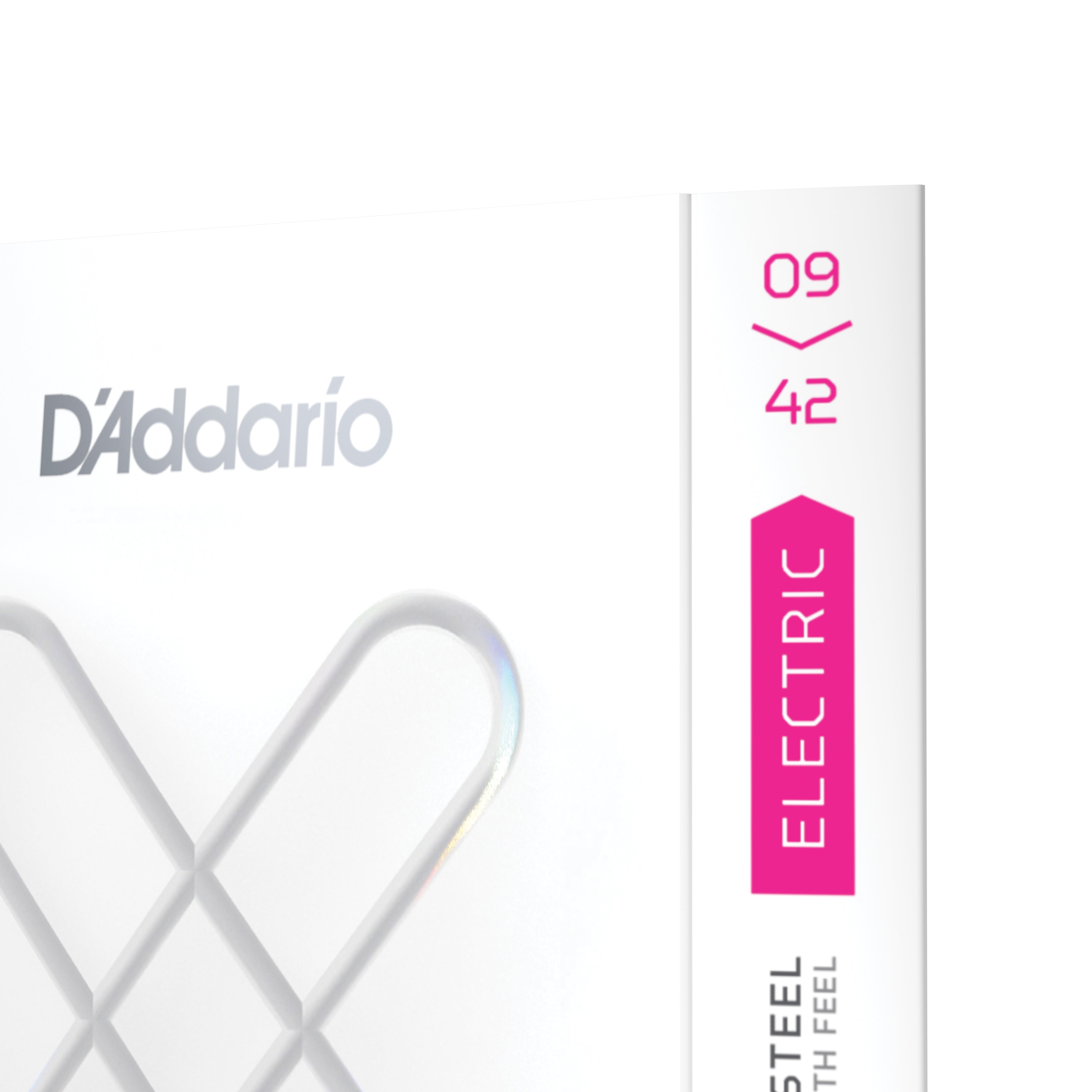 D'Addario XS Coated Nickel Wound 9-42 Electric Guitar Strings, Super Light
