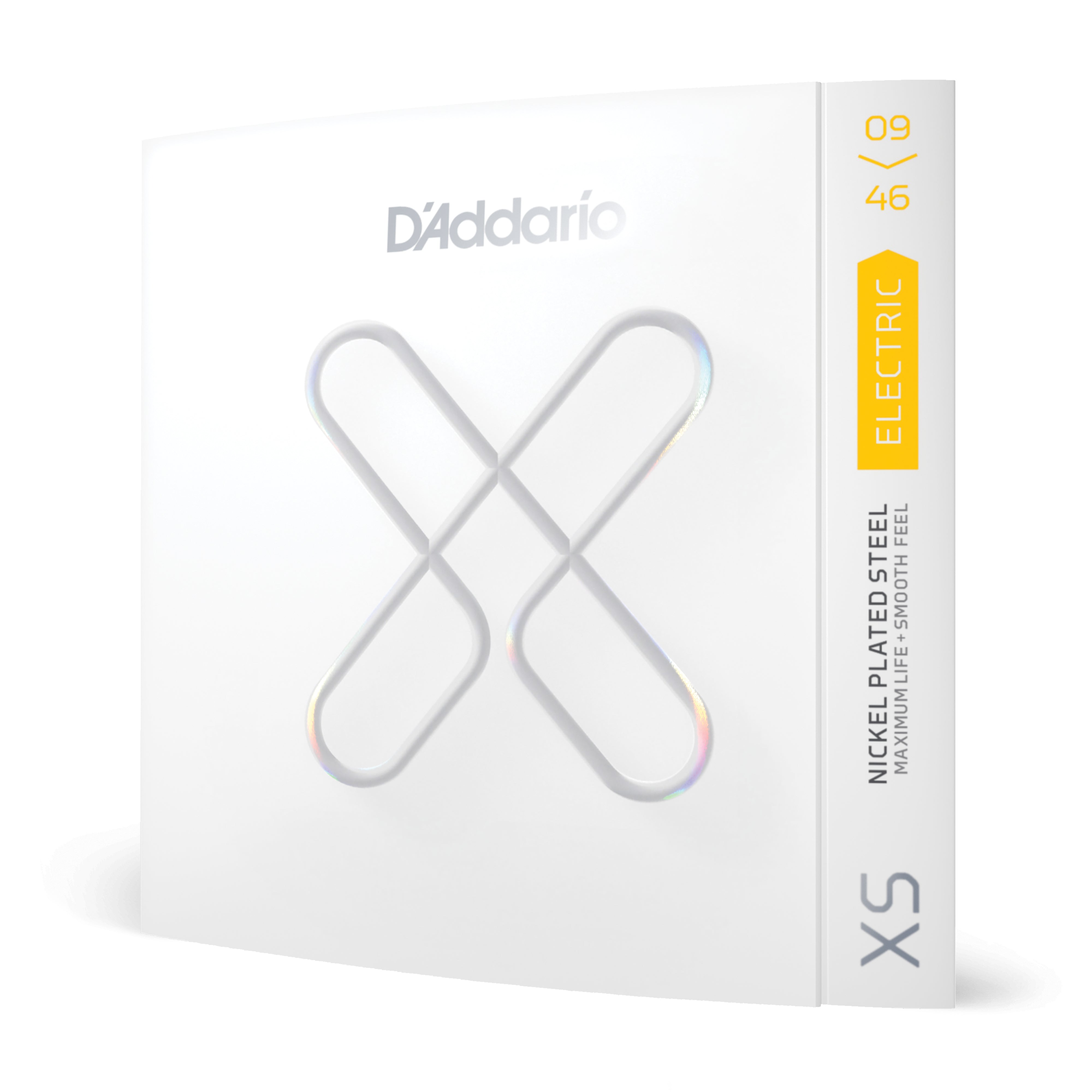 D'Addario XS Coated Nickel Wound 9-46 Electric Guitar Strings, Light Top/Regular Bottom