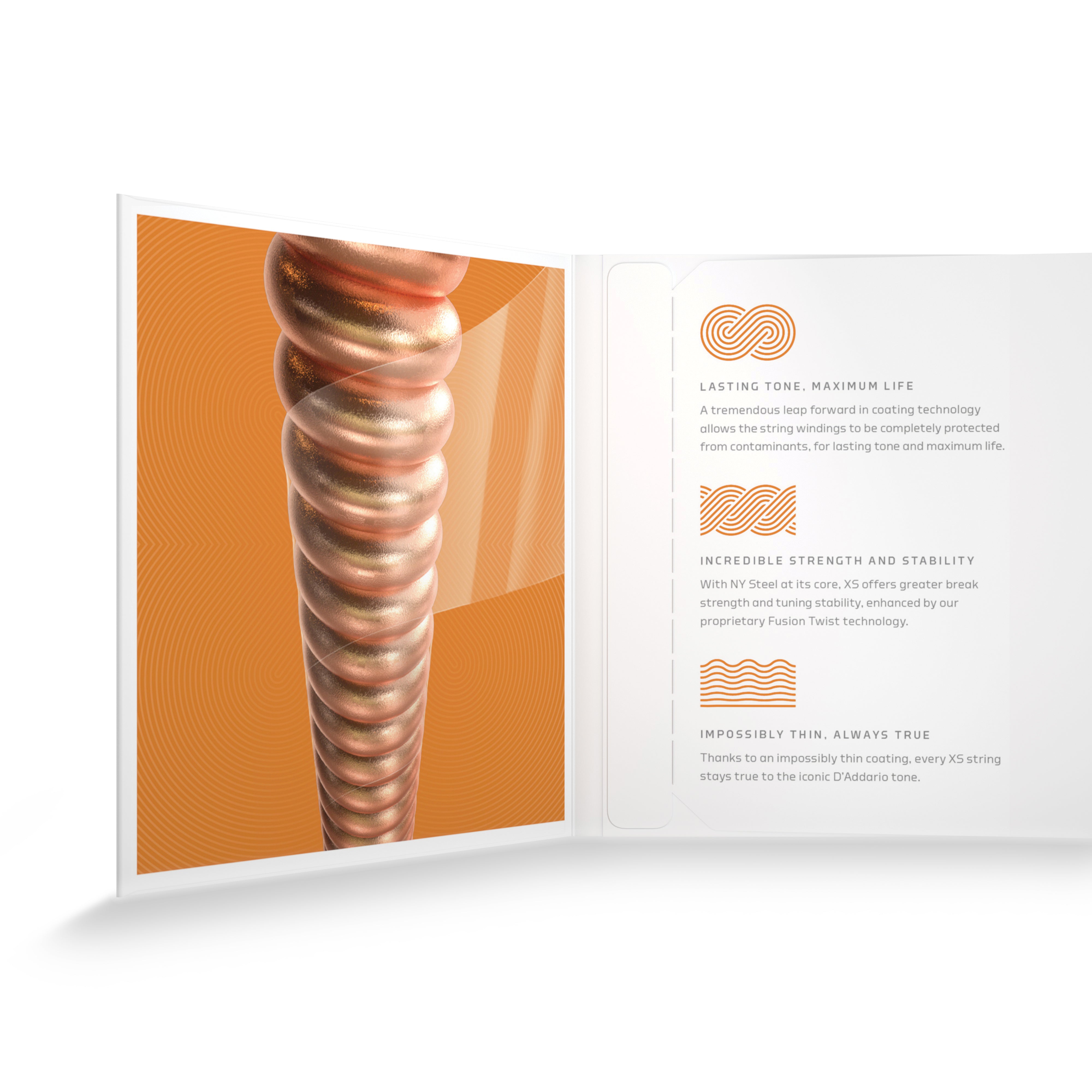 D'Addario XS Phosphor Bronze 11-40 Mandolin Strings, Medium