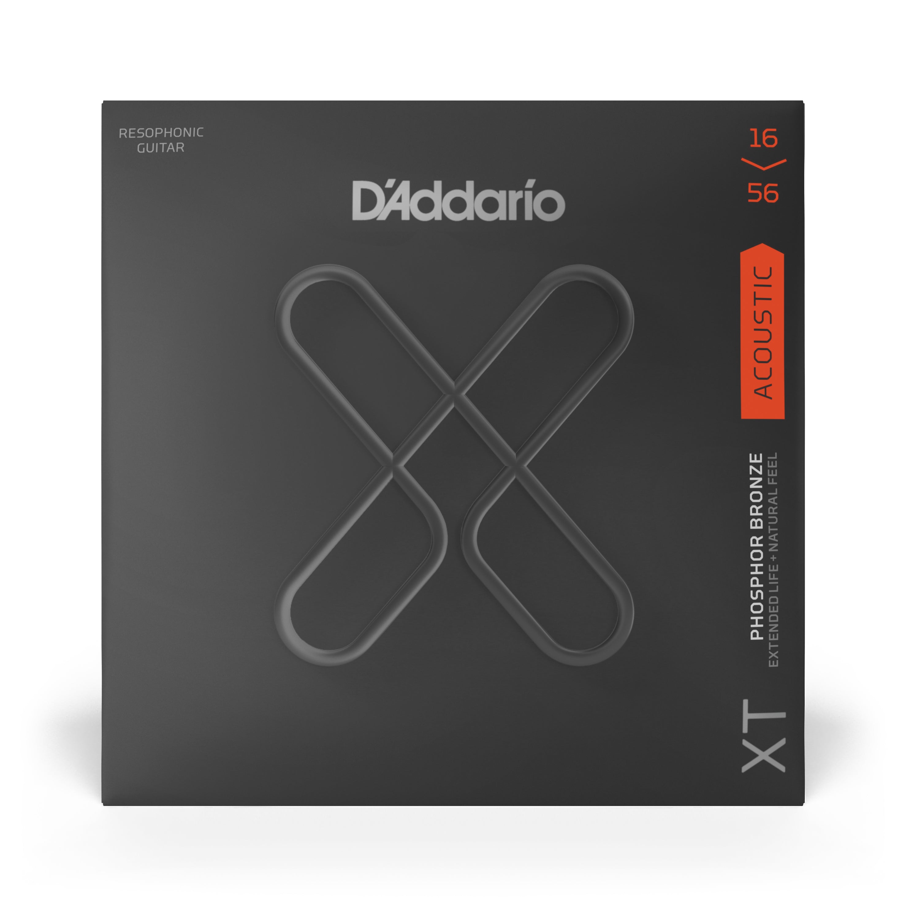 D'Addario XT Phosphor Bronze 16-56 Resonator Acoustic Guitar Strings
