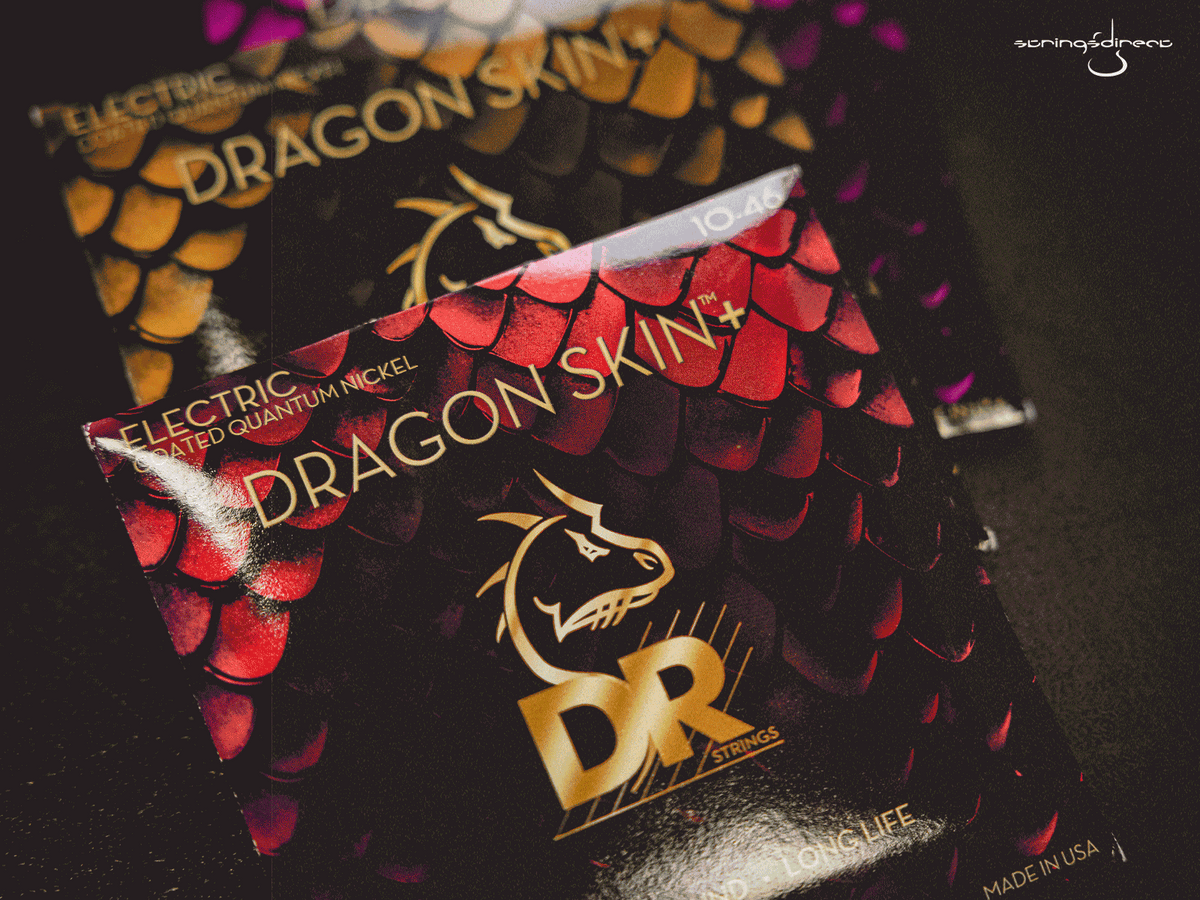 DR Strings DRAGON SKIN+ Guitar Strings - Strings Direct