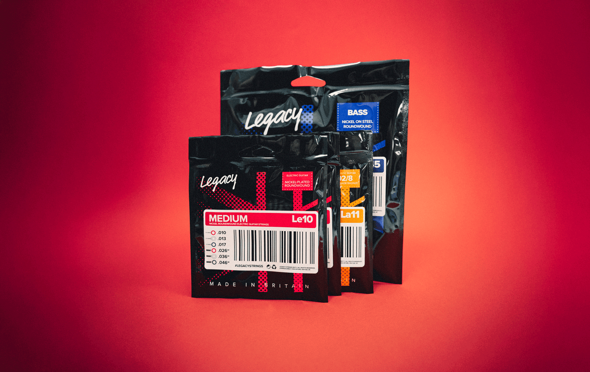 LEGACY Electric Guitar, Acoustic Guitar And Bass Strings - Strings Direct