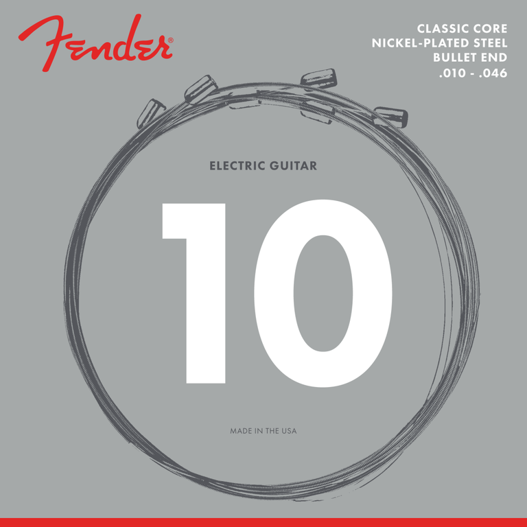 Fender 3255R Classic Round Core Bullets 10-46 Nickel Electric Guitar Strings