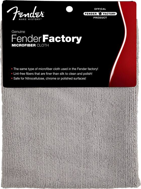 Fender Genuine Factory Shop Microfiber Guitar Cleaning Cloth 099-0523-000