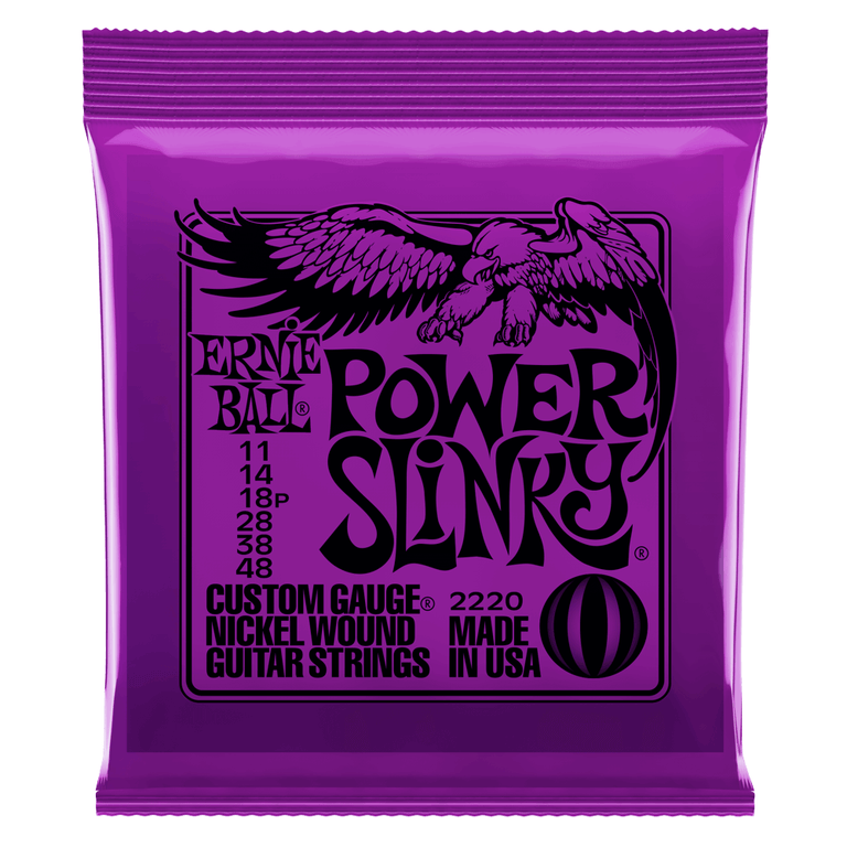 Ernie Ball 2220 Power Slinky 11-48 Electric Guitar Strings
