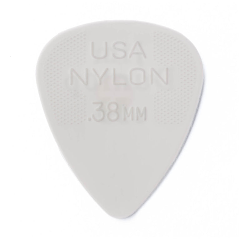 Jim Dunlop Nylon Standard .38mm Guitar Plectrums Player Pack (12-Picks)