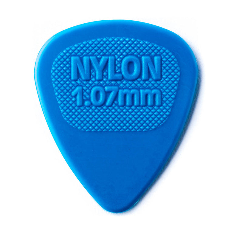 Jim Dunlop Nylon Midi Guitar Pick, 1.07mm, 72-Pack