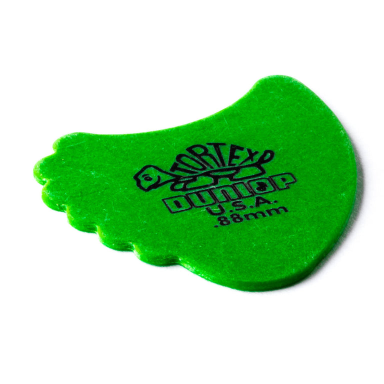 Jim Dunlop TORTEX Green Fin .88mm Guitar Plectrum, 6-Pack