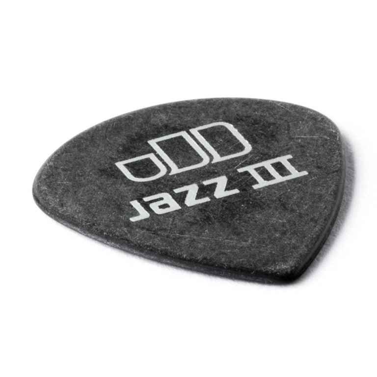 Médiators Tortex Pitch Jazz III 1,14mm - Sachet De 72 Pièces - Noir, Pour Guitare/basse - Forme Petite Et épaisse