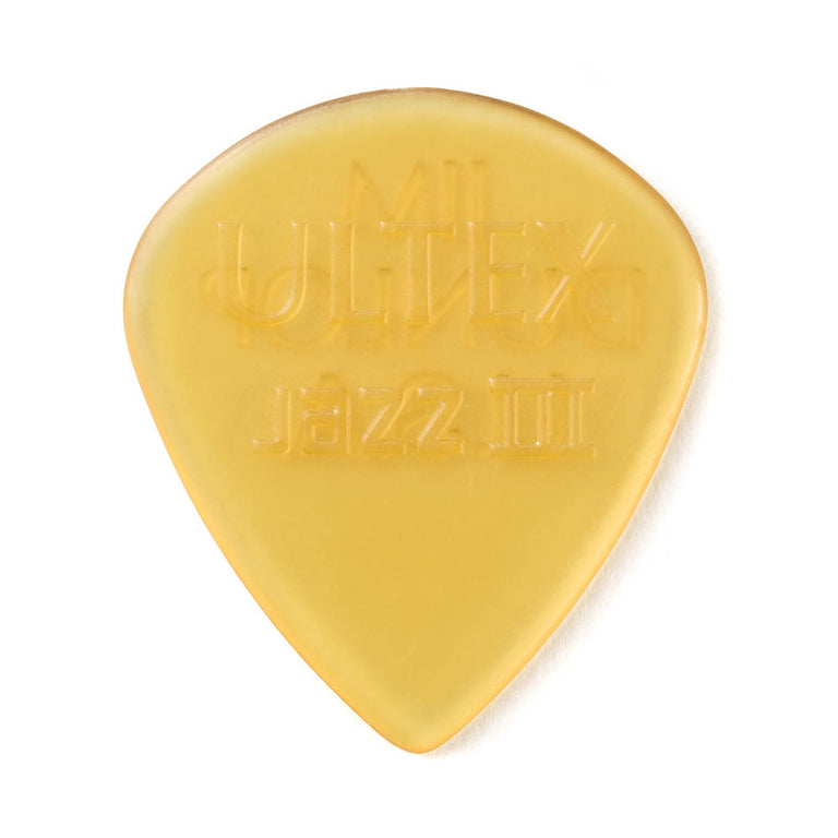 Jim Dunlop ULTEX Jazz 3 Guitar Plectrums, 6-Pack