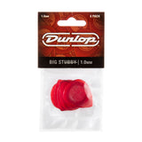 Jim Dunlop Big Stubby 1mm Guitar Plectrums, 6-Pack