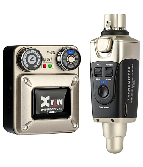 Xvive U45 In-Ear Monitor Wireless System, Grey
