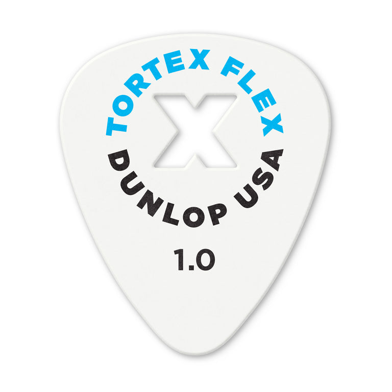 Jim Dunlop TORTEX FLEX X 1mm Guitar Plectrum, 12-Pack