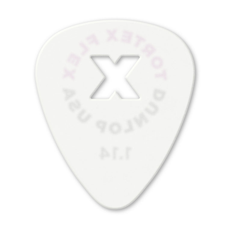 Jim Dunlop TORTEX FLEX X 1.14mm Guitar Plectrum, 12-Pack