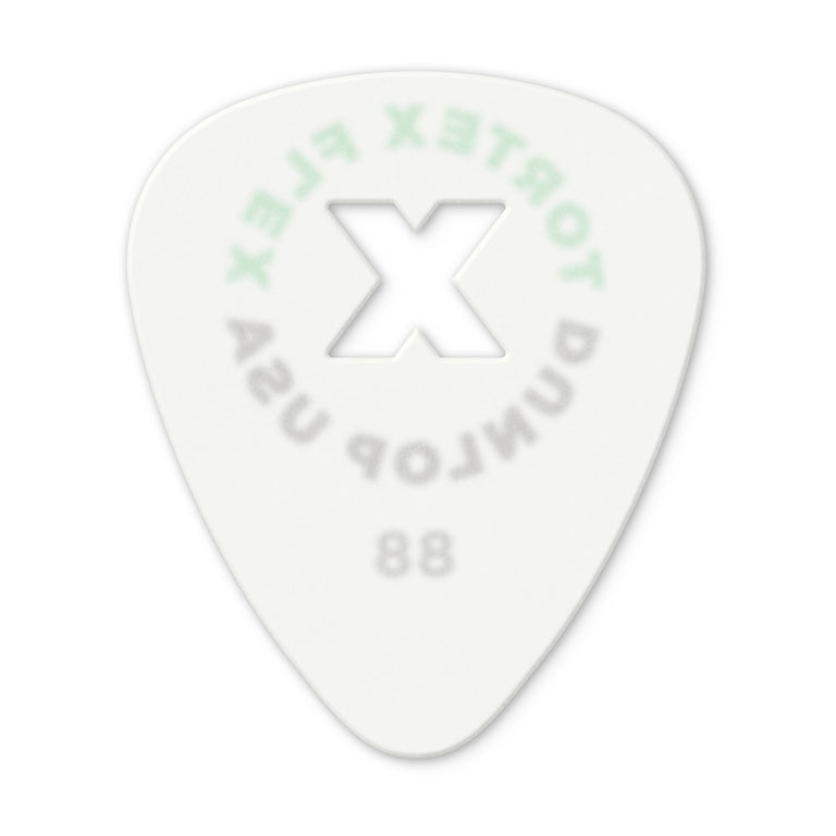 Jim Dunlop TORTEX FLEX X .88mm Guitar Plectrum, 12-Pack