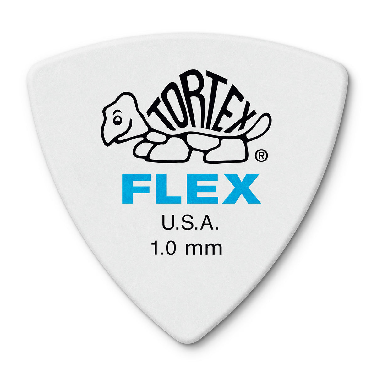 Dunlop Jim Dunlop TORTEX FLEX Triangle 1mm Guitar Plectrum, 12-Pack