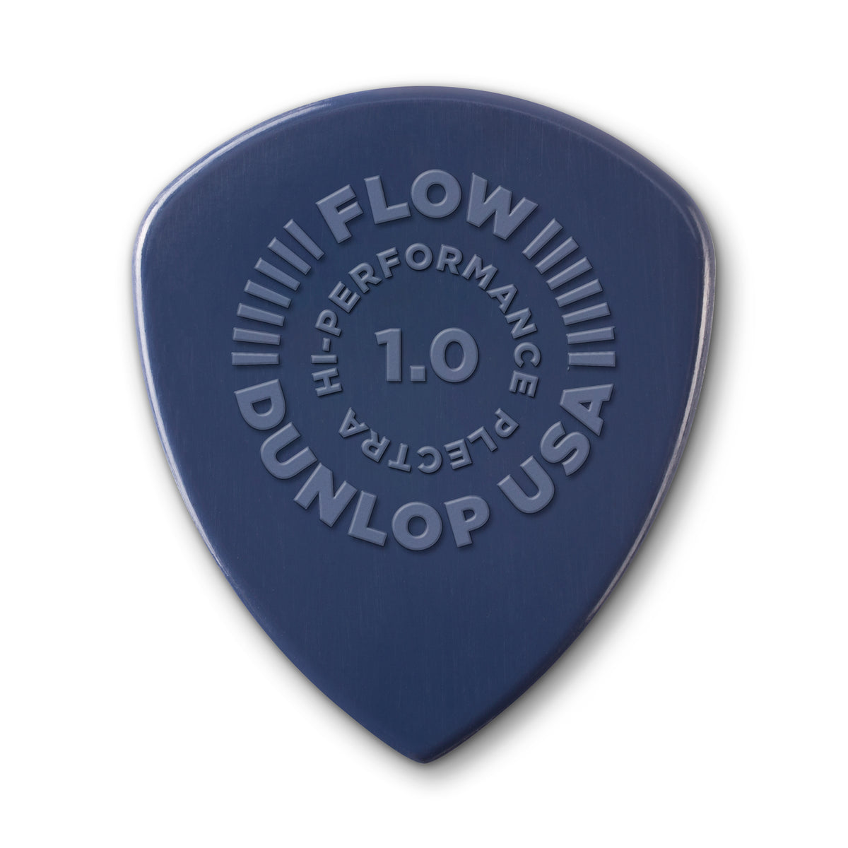 Jim Dunlop FLOW Nylon 1.00mm Guitar Plectrum, 12-Pack - Strings Direct