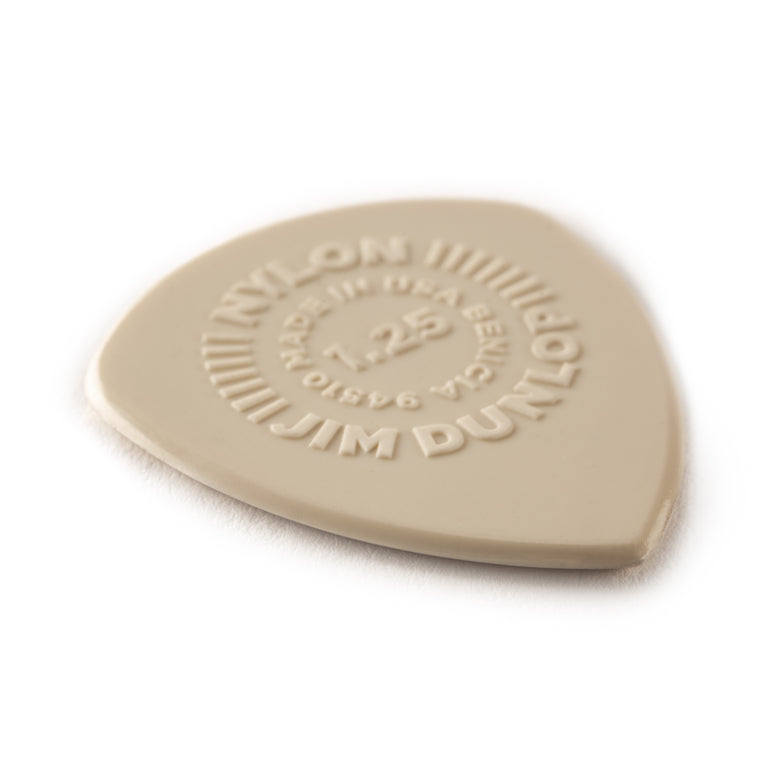 Jim Dunlop FLOW Nylon 1.25mm Guitar Plectrum, 12-Pack