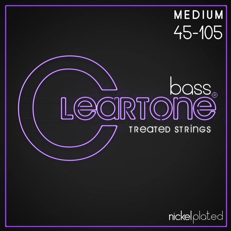 Cleartone Coated Nickel 45-105 Bass Strings, Long Scale