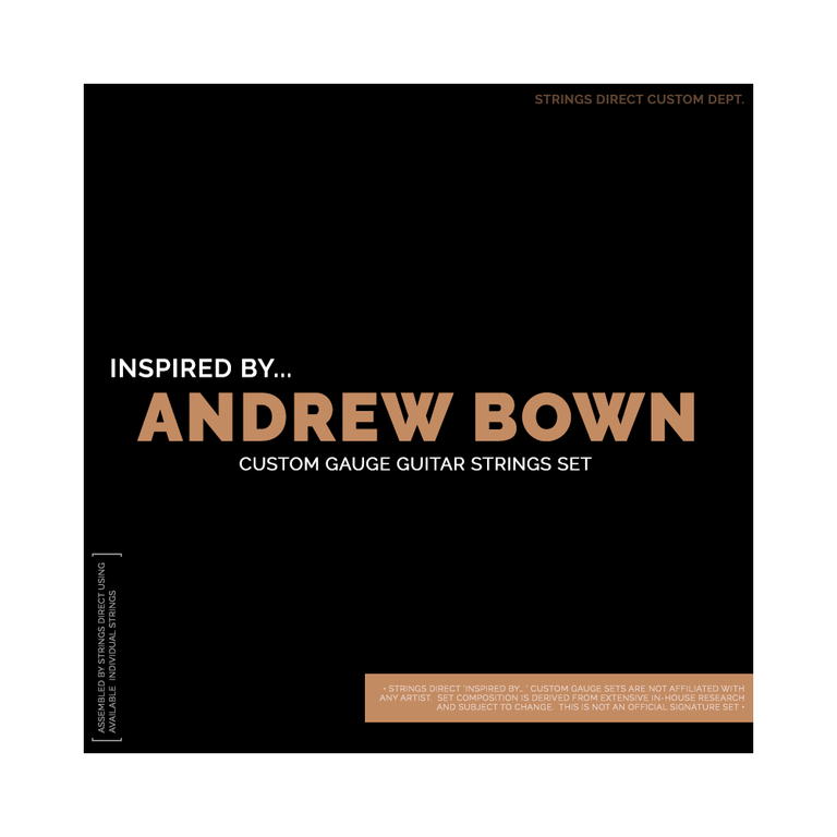 Inspired by Andrew Bown Custom Gauge 11-50 Electric Guitar Strings