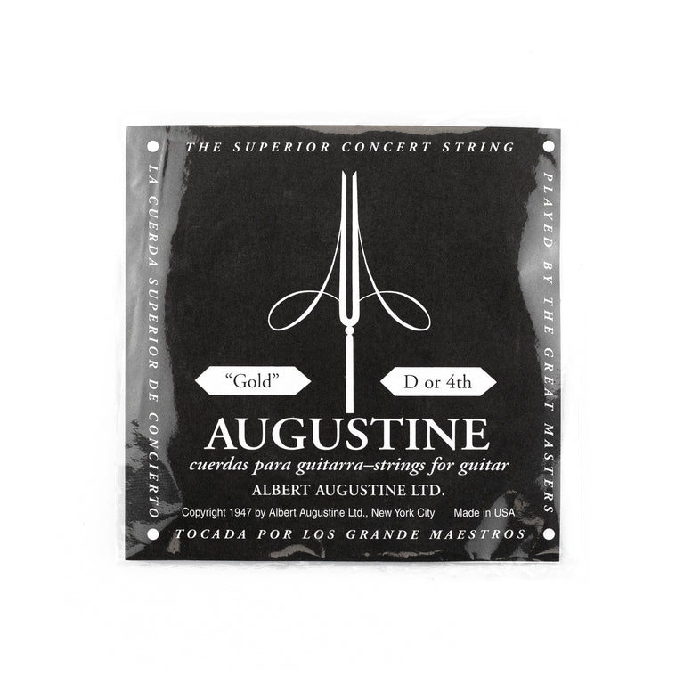 Augustine Classic/Gold Brass-Wound D-4th ( .0315