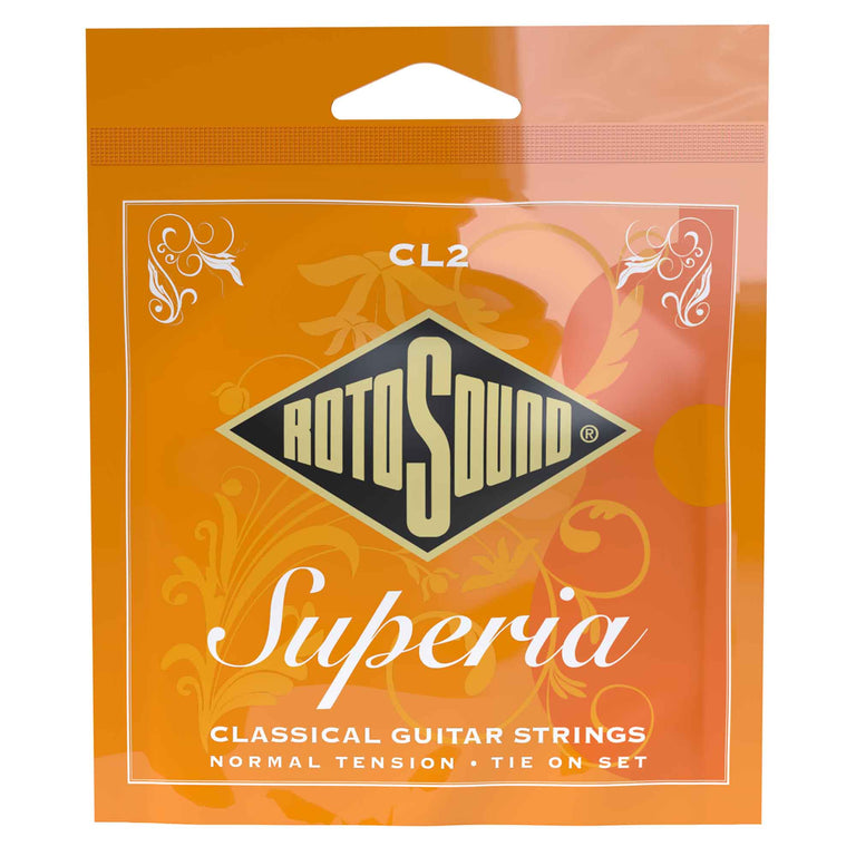 Rotosound CL2 Superia Nylon Tie On Classical Guitar Strings Normal Tension
