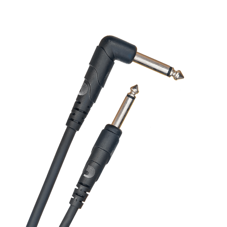 D'Addario Classic Series 10ft Guitar Cable, Straight-Angled