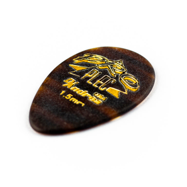 Médiators Andrea Pro Plec - 6 Pièces - 1,5 Mm - Pour Guitare, Précision Et Son Clair - 2