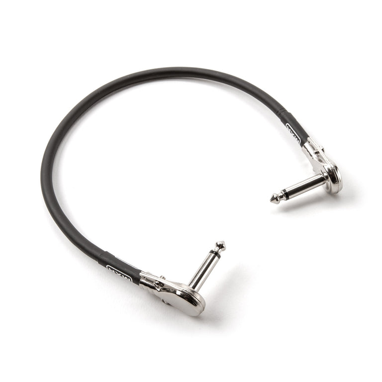MXR Standard Series 1ft (30cm) Instrument/Guitar Patch Cable, Angled-Angled
