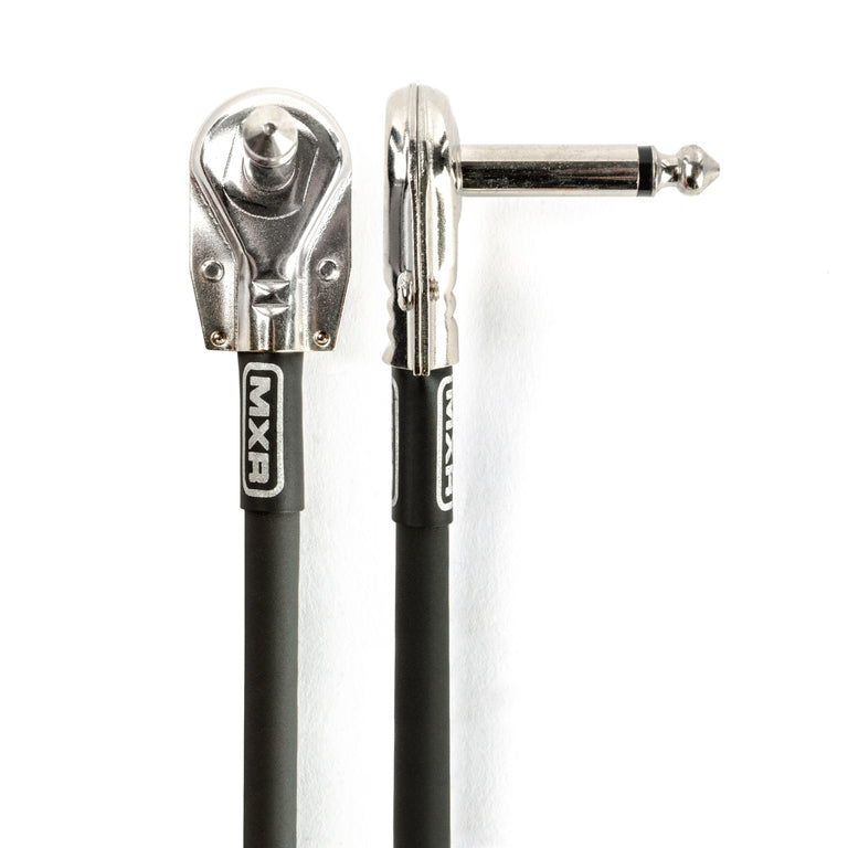 MXR Standard Series 1ft (30cm) Instrument/Guitar Patch Cable, Angled-Angled