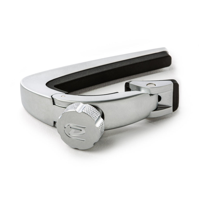 Jim Dunlop Self-Centring Pivot Capo, Satin Chrome