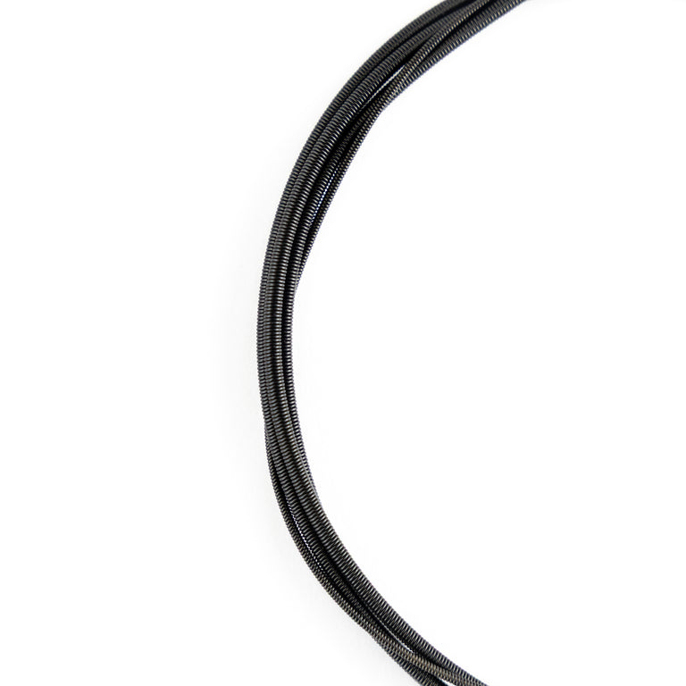 DR Strings BLACK BEAUTIES Stainless Steel 45-125 Bass Guitar Strings, 5-String, Long Scale